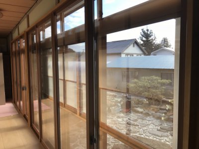 結露・寒さ対策！窓と勝手口の断熱リフォーム|岩手県遠野市
