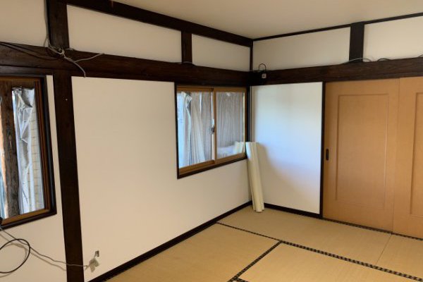 障子や襖もなくしました。