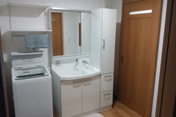 断熱性もUP！暖かい洗面室