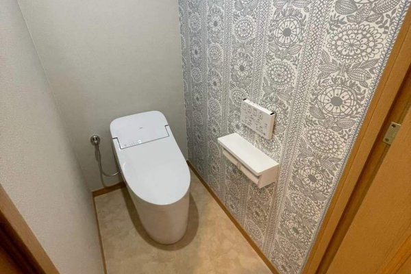 継ぎ目が少なくお掃除らくらくなトイレ