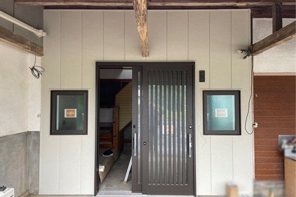 玄関からの寒さ対策