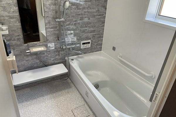 暖かい浴室になりました！