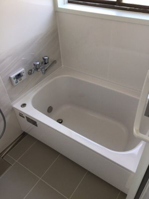 暖かいお風呂になりました！