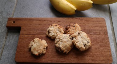 「米粉のバナナドロップクッキー」簡単節約レシピ！