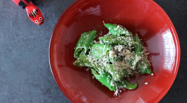 簡単レシピ「万願寺唐辛子のクリームチーズ和え」