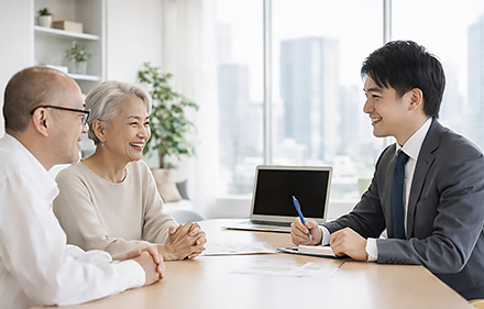 これからの暮らしを相談するイメージ