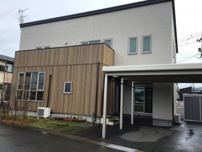 傷みが激しいところは張り替えた外壁リフォーム|岩手県盛岡市