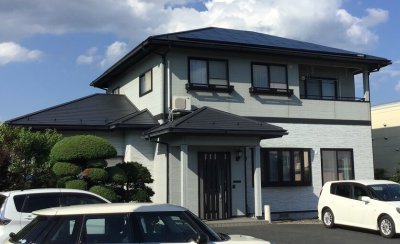 色あせがキレイに！屋根塗装リフォーム|岩手県一関市