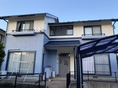 生まれ変わった！屋根外壁塗装リフォーム|岩手県二戸郡一戸町