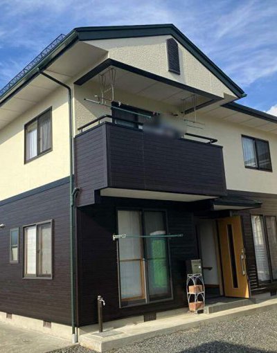 落ち着いた外観へ！外壁塗装リフォーム｜岩手県奥州市