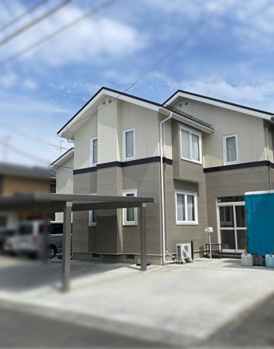 艶のある仕上がりに！外壁塗装リフォーム｜岩手県北上市