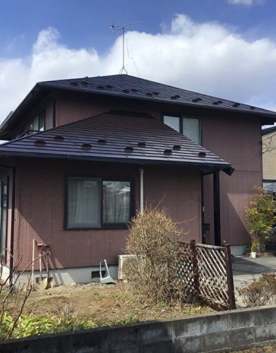 丁寧な作業に満足！屋根塗装＆雪止め交換|岩手県一関市