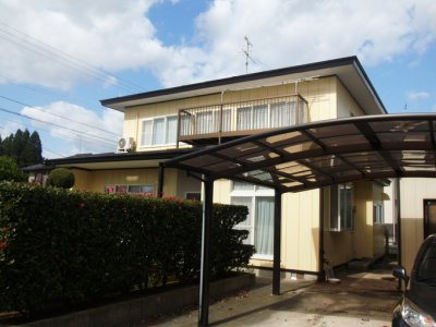 明るい外観に！屋根外壁塗装リフォーム|岩手県北上市